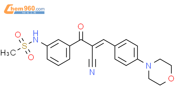 108100 62 5 Methanesulfonamide N 3 2 Cyano 3 4 4 Morpholinyl Phenyl 1 Oxo 2 Propenyl