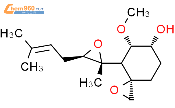 5-甲氧基-4-[2-甲基-3-(3-甲基丁-2-烯基)环氧乙烷-2-基]-1-氧杂螺[2.5]辛烷-6-醇