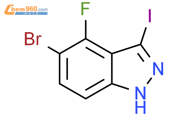 5-溴-4-氟-3-碘-1H-吲唑结构式图片|1082041-88-0结构式图片