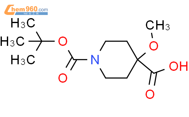 1-[(叔丁氧基)羰基]-4-甲氧基哌啶-4-羧酸