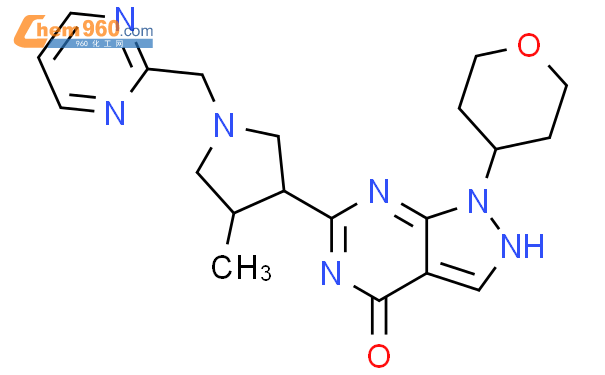 6-[(3S,4S)-4-methyl-1-(pyrimidin-2-ylmethyl)pyrrolidin-3-yl]-1-(oxan-4-yl)-2H-pyrazolo[3,4-d]pyrimidin-4-one
