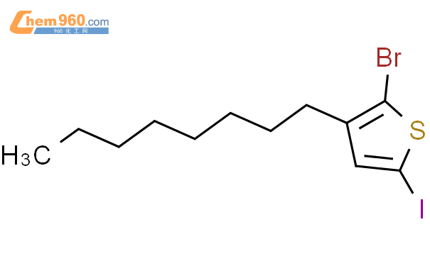 2-溴-5-碘-3-正辛基噻吩 (含稳定剂铜屑)