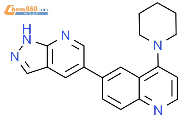 1086061-35-9,4-(1-piperidinyl)-6-(1H-pyrazolo[3,4-b]pyridin-5-yl ...