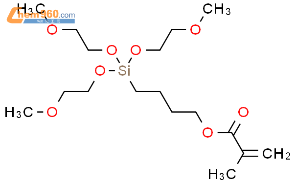 Propenoic Acid Methyl Tris Methoxyethoxy Silyl Butyl Ester