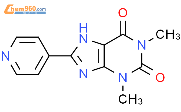 1,3-二甲基-8-(4-吡啶)-1H-嘌呤-2,6-(3H,7H)-二酮