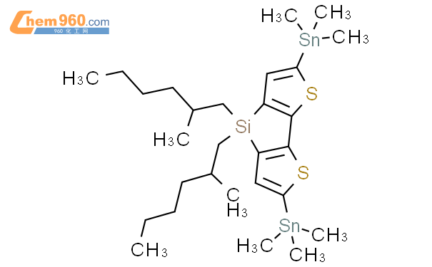 1089687-06-8_4,4’-Bis(2-ethyl-hexyl)-5,5’-bis(trimethyltin)-dithieno[3 ...