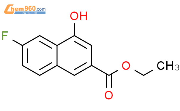 6-氟-4-羟基-2-萘酸乙酯结构式图片|1093073-40-5结构式图片
