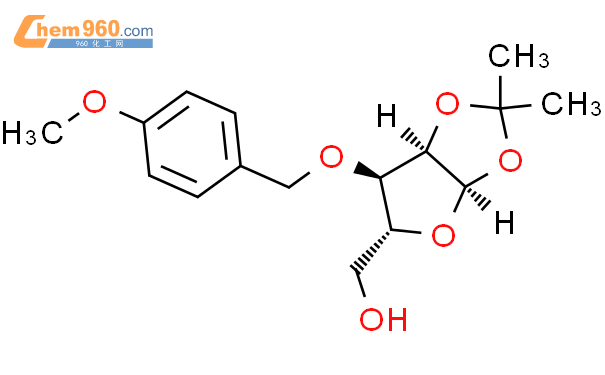 呋喃[2,3-d]-1,3-二氧基-α-D-核糖呋喃衍生物结构式图片|109536-52-9结构式图片