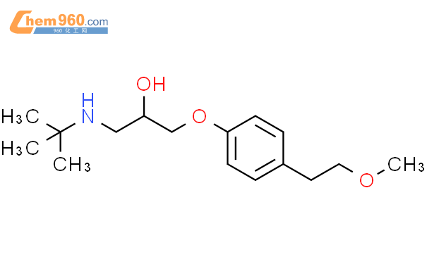 1-(tert-butylamino)-3-[4-(2-methoxyethyl)phenoxy]propan-2-ol