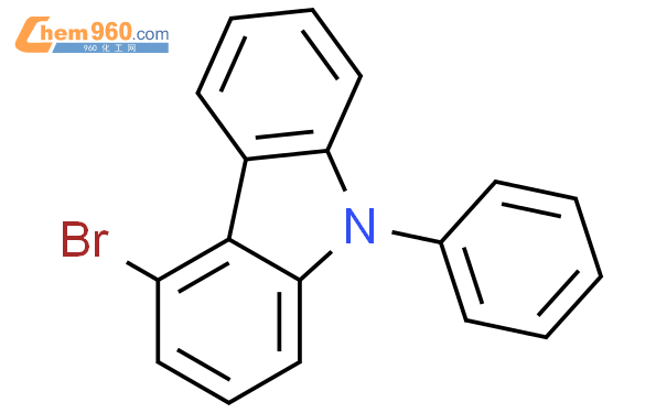 4-溴-9-苯基咔唑结构式图片|1097884-37-1结构式图片