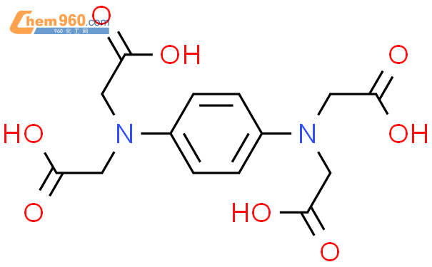 N,N,N',N'-1,4-苯二胺四乙酸结构式图片|1099-02-1结构式图片