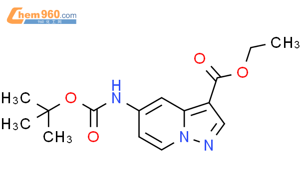 [Perfemiker]5-((叔丁氧基羰基)氨基)吡唑并[1，5-a]吡啶-3-羧酸乙酯,≥95%