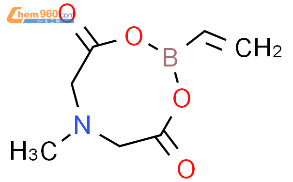 6-甲基-2-乙烯基-1,3,6,2-二氧杂硼杂环戊烷-4,8-二酮结构式图片|1104636-73-8结构式图片