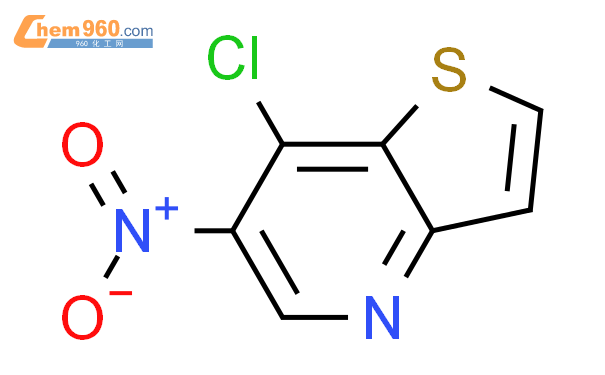 7-氯-6-硝基噻吩并[3,2-b]吡啶结构式图片|110651-92-8结构式图片