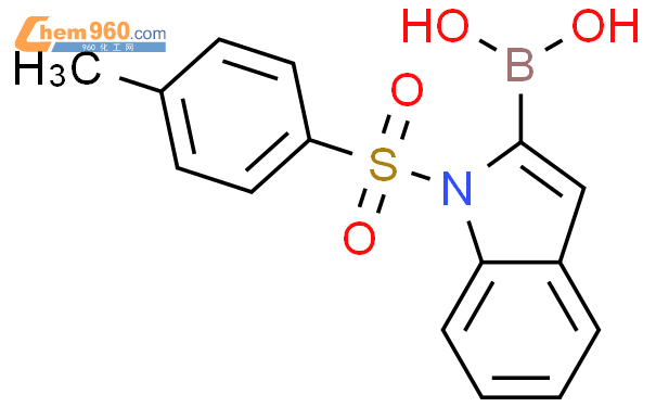 [1-(4-methylphenyl)sulfonylindol-2-yl]boronic acid