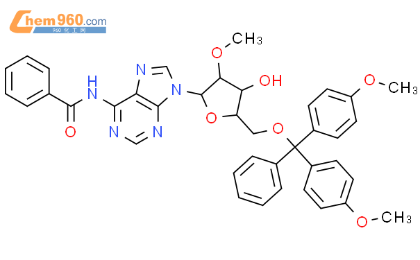 N-(9-((2r,3r,4r,5r)-5-((双(4-甲氧基苯基)(苯基)甲氧基)甲基)-4-羟基-3-甲氧基四氢呋喃-2-基)-9h-嘌呤-6-基)苯甲酰胺