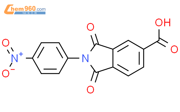110768 20 22 4 硝基 苯基 13 二氧代 23 二氢 1h 异5 吲哚甲酸化学式、结构式、分子式、mol 960化工网 