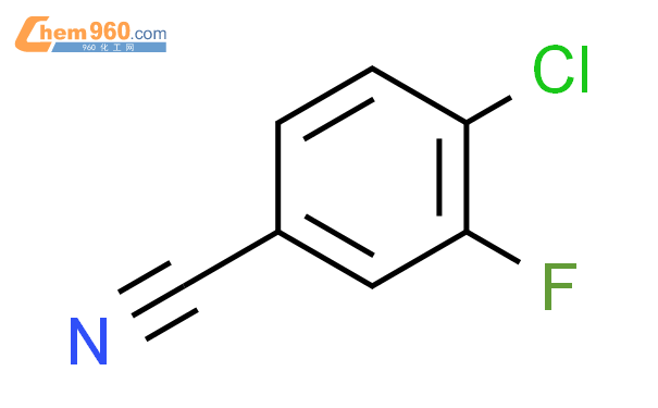 4-氯-3-氟苯腈结构式图片|110888-15-8结构式图片