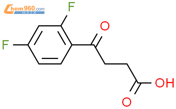 4-(2',4'-二氟苯基)-4-氧代丁酸结构式图片|110931-77-6结构式图片