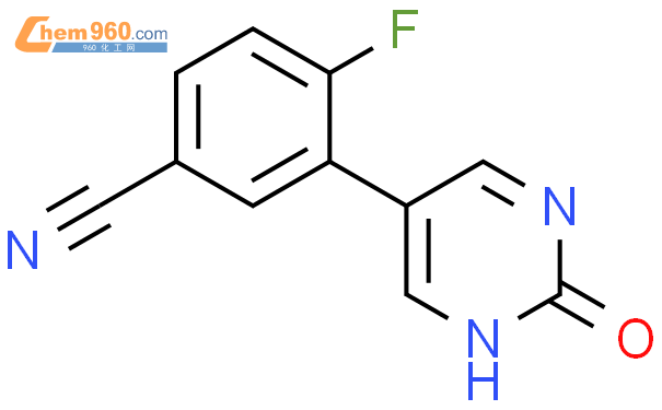 4 fluoro 3 2 oxo 1H pyrimidin 5 yl benzonitrileCAS号1111113 52 0