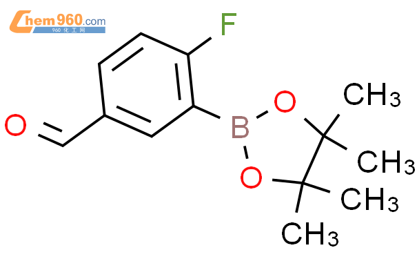 4-fluoro-3-(4,4,5,5-tetramethyl-1,3,2-dioxaborolan-2-yl)benzaldehyde