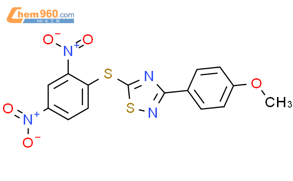 111480 68 3124 Thiadiazole 5 24 Dinitrophenylthio 3 4 Methoxyphenyl Cas号111480 68 3 