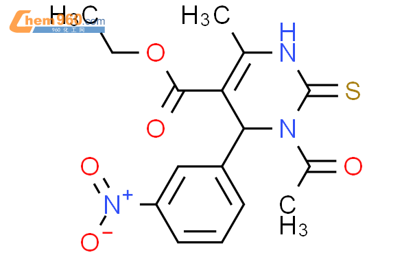 111535 63 8 Ethyl 1 Acetyl 4 Methyl 6 3 Nitrophenyl 2 Thioxo 1 2 3 6