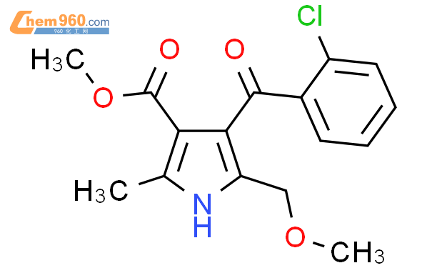 111595 48 31h Pyrrole 3 Carboxylic Acid 4 2 Chlorobenzoyl 5 Methoxymethyl 2 Methyl 