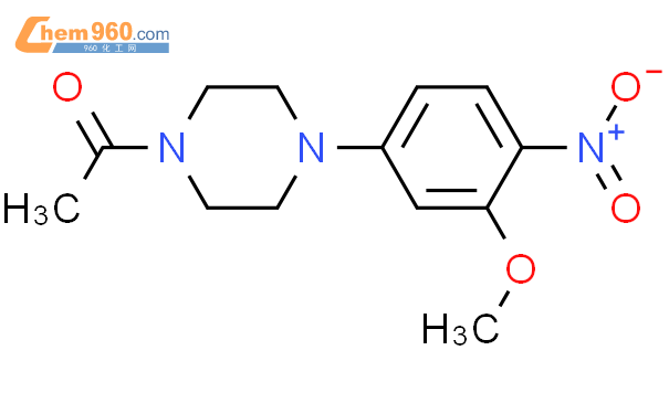 1-(4-(3-Methoxy-4-nitrophenyl)piperazin-1-yl)ethanone