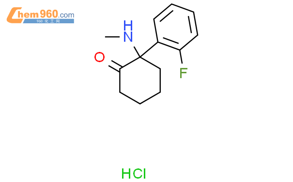 2-(2-fluorophenyl)-2-(methylamino)-cyclohexanone,monohydrochloride