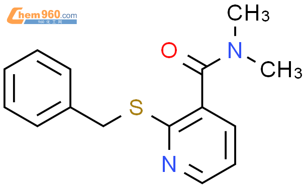 2-(苄基硫代)-N,N-二甲基烟酰胺结构式图片|112006-57-2结构式图片