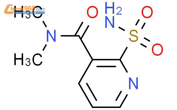 2-氨基磺酰基-N,N-二甲基烟酰胺结构式图片|112006-75-4结构式图片