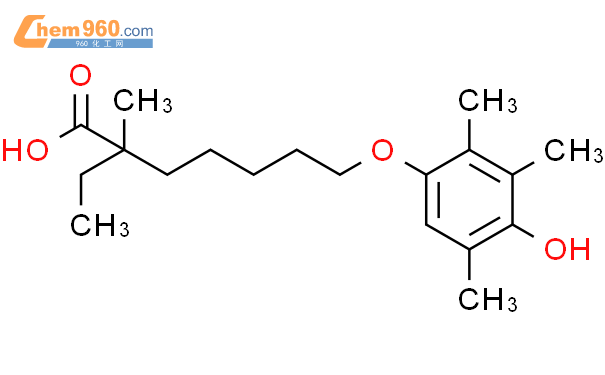 2-ethyl-7-(4-hydroxy-2,3,5-trimethylphenoxy)-2-methylheptanoic acid