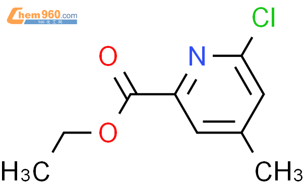 6-氯-4-甲基吡啶-2-羧酸甲酯结构式图片|1122090-50-9结构式图片