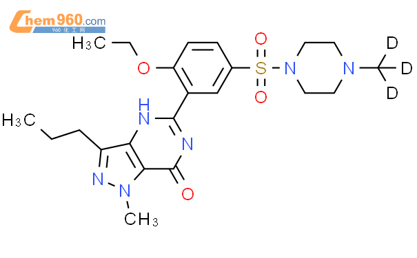 西地那非-D3（N-甲基-d-哌嗪）