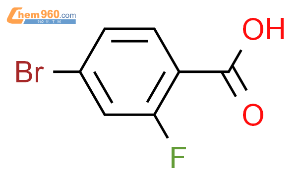 4-溴-2-氟苯甲酸结构式图片|112704-79-7结构式图片