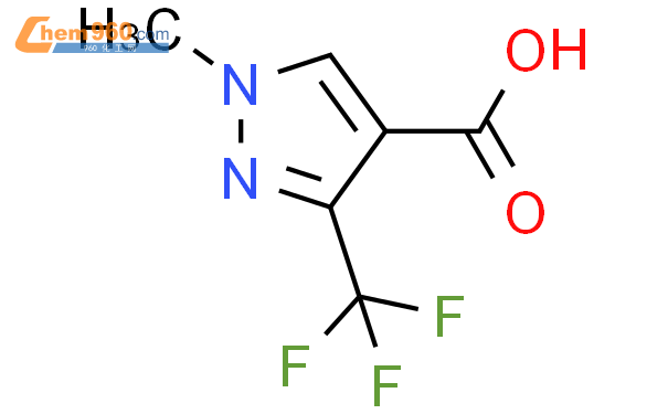 1-甲基-3-(三氟甲基)吡唑-4-羧酸结构式图片|113100-53-1结构式图片