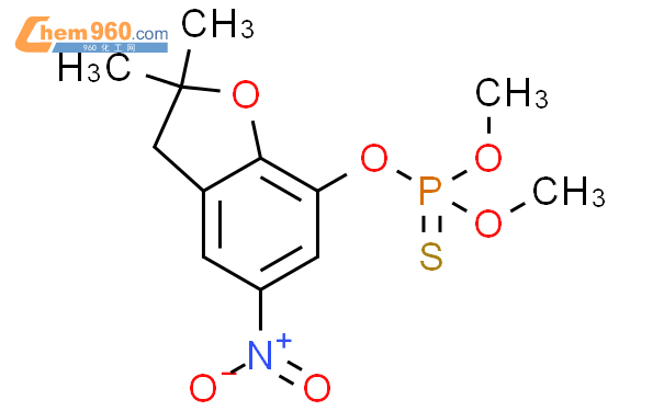 113194 05 1phosphorothioic Acid O 23 Dihydro 22 Dimethyl 5 Nitro 7 Benzofuranyl Oo 