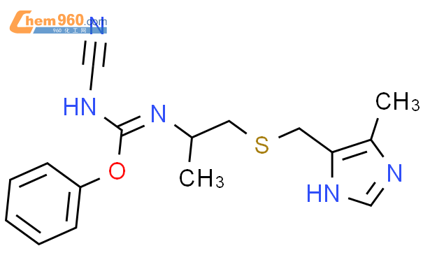 113597 64 1 Carbamimidic Acid N Cyano N 1 Methyl 2 5 Methyl 1H Imidazol 4 Yl Methyl Thio