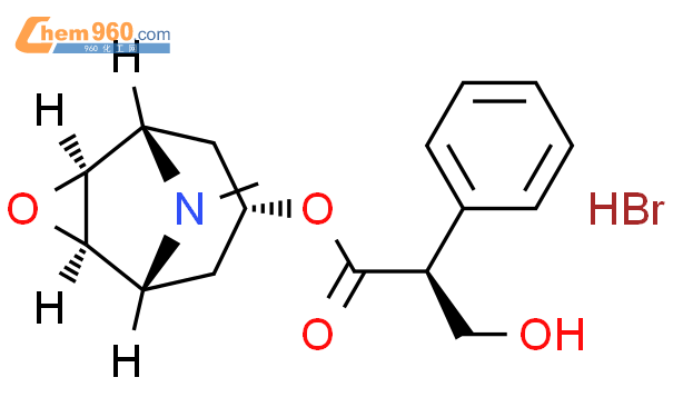 东莨菪碱氢溴酸盐结构式图片|114-49-8结构式图片