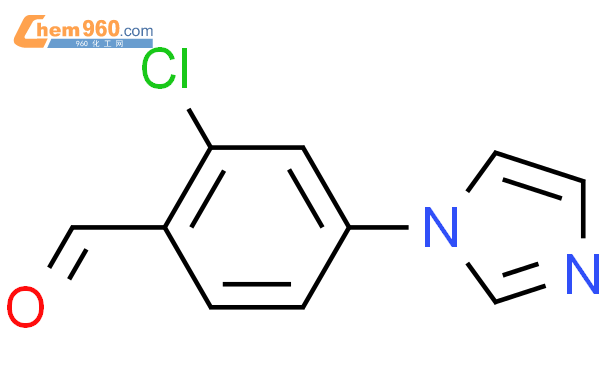 2-氯-4-(1H-咪唑-1-基)苯甲醛结构式图片|1141669-45-5结构式图片