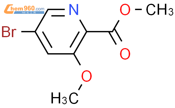 5-溴-3-甲氧基吡啶甲酸甲酯结构式图片|1142192-55-9结构式图片