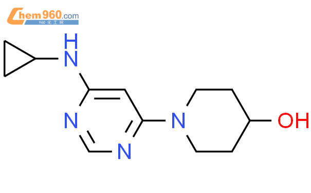 1-[6-(环丙基氨基)-4-嘧啶基]-4-哌啶醇
