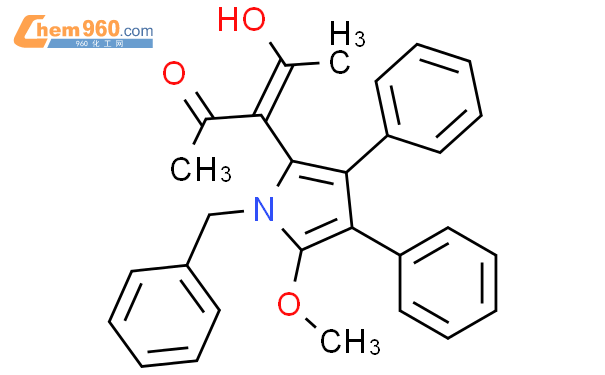 114629 53 7 3 Penten 2 One 4 Hydroxy 3 [5 Methoxy 3 4 Diphenyl 1 Phenylmethyl 1h Pyrrol 2 Yl