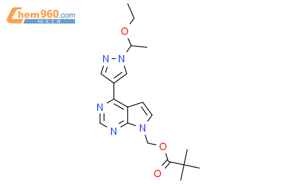 [4-[1-(1-ethoxyethyl)-1H-pyrazol-4-yl]-7H-pyrrolo[2,3-d]pyrimidin-7-yl]methyl