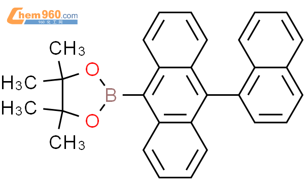4,4,5,5-四甲基-2-(10-(萘-1-基)蒽-9-基)-1,3,2-二氧硼杂环戊烷
