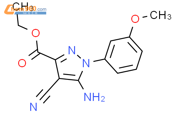 Ethyl Amino Cyano Methoxyphenyl Pyrazole