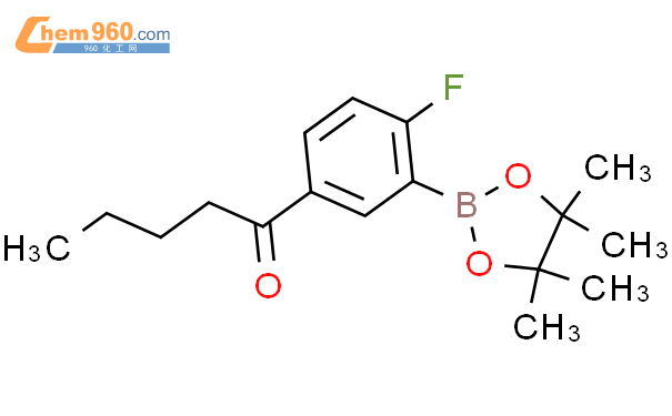 2-氟-5-戊酰基苯硼酸频那醇酯