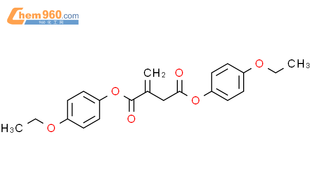 115202-30-7,butanedioic Acid, Methylene-, Bis(4-ethoxyphenyl) Ester化学式 