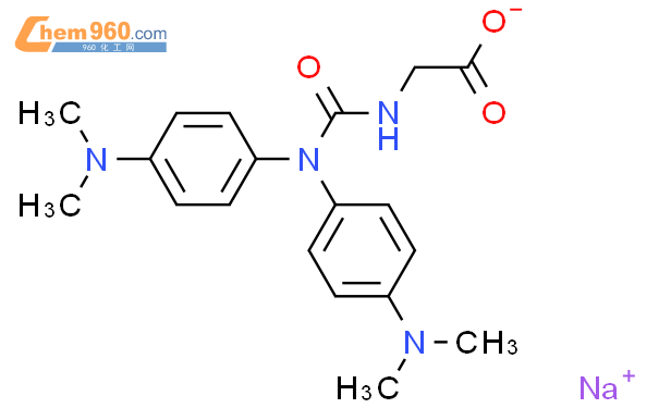 N-(羧甲基氨基羰基)-4,4'-双(二甲胺基)二苯胺钠盐结构式图片|115871-19-7结构式图片